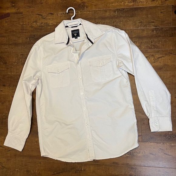 Hudson North Cotton Button Shirt Mens M White Casual Long Sleeve from 'The Bay’ - Picture 1 of 9